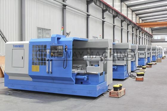 0.008mm 재 배치 정확성 산업 기계용 중량 수평 CNC 톱니