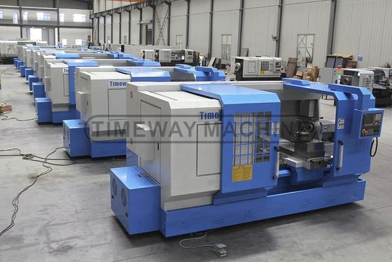 0.008mm 재 배치 정확성 산업 기계용 중량 수평 CNC 톱니