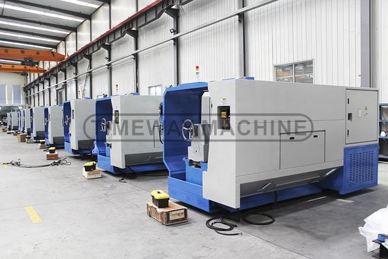 0.008mm 재 배치 정확성 산업 기계용 중량 수평 CNC 톱니