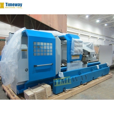 1640mm Swing Flat Bed CNC Lathe Machine 9800KG 무게와 고객의 요구 사항
