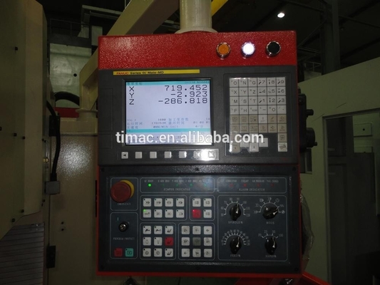 800mm X축 FANUC 침대 타입 CNC 프레싱 머신 스핀드 속도 범위 40~6000 r.pm