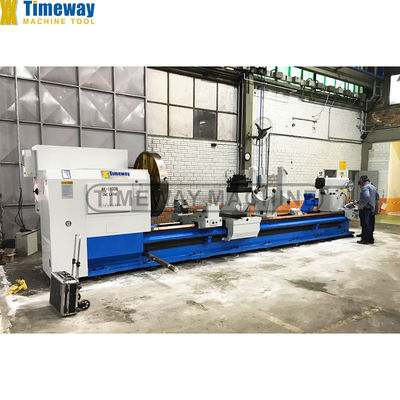 금속 가공 단순화 된 중량 평면 침대 CNC 수평 톱니 기계 AK-1600B