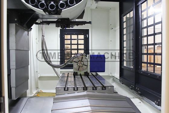 수직 밀링 센터 CNC 밀링 기계 도구 500x1000mm 작업 벤치 차원