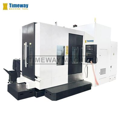 24 도구 매거진 용량 고 정밀 4 축 CNC 수평 가공 센터