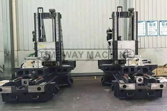 24 도구 매거진 용량 고 정밀 4 축 CNC 수평 가공 센터