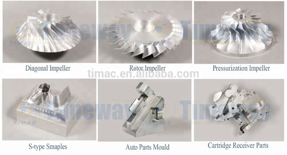 5 축 금속 CNC 프레싱 머신 1400kg 최대 테이블 부하와 Fanuc 가공 센터