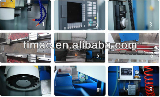 24 도구 매거진 용량 VMC400 2.2Kw 고 정밀성 수직 가공 센터