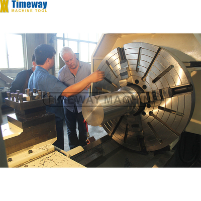 AL-1000B 무거운 직무 수평 톱니 기계 130mm 스핀들 구멍과 함께 정상적인 CNC 톱니