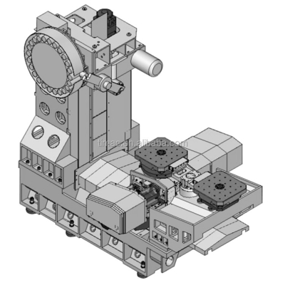 교환 테이블 가공 센터와 함께 CNC 수평 기계 센터 7.5/11kw