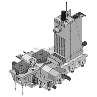 교환 테이블 가공 센터와 함께 CNC 수평 기계 센터 7.5/11kw