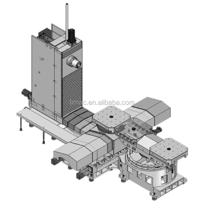 교환 테이블 가공 센터와 함께 CNC 수평 기계 센터 7.5/11kw