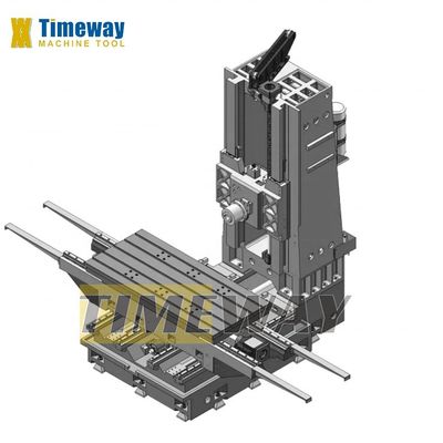 다기능 수평 기계 센터와 X/Y/Z 축 공급 속도 1-5000mm/min