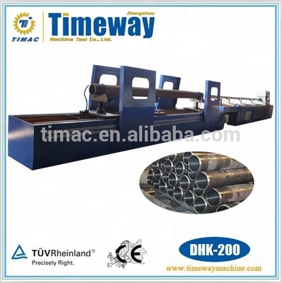 350mm 스핀드 센터 높이 고 정밀 CNC 수평 깊은 구멍 튜브 톱닝 머신