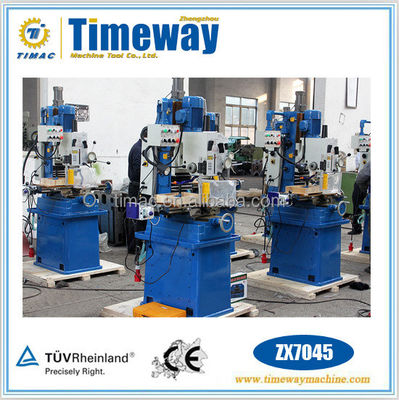 블루와 화이트 다기능 뚫기 프레싱 머신