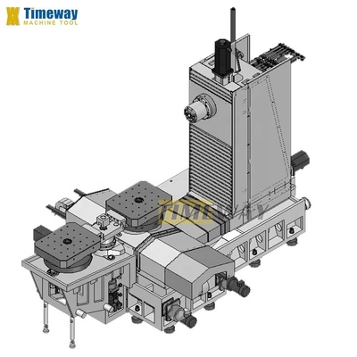 금속 가공 630x630mm 테이블 크기와 CNC 수평 가공 센터 온라인