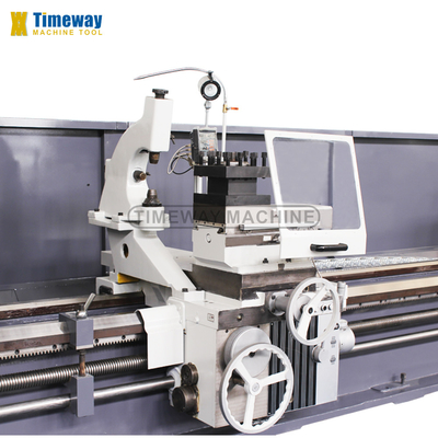 고정도 금속 평면 침대 / 벤치 라트 / 6000 KG AL-1250B 수평 회전 기계