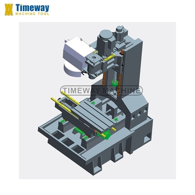 고속 CNC 수직 가공 센터 타임웨이 3 축 FANUC 제어 시스템