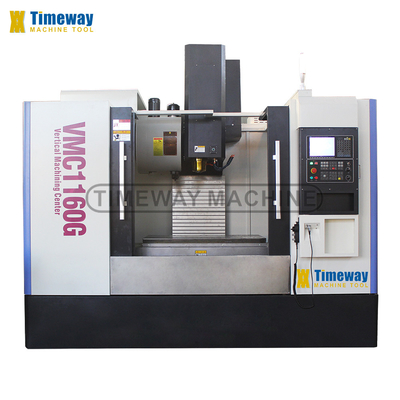 수직 CNC 프레이싱 머신 VMC1160G 고 정밀 ±0.003mm 위치 정밀도