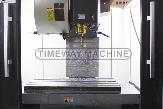 수직 CNC 프레이싱 머신 VMC1160G 고 정밀 ±0.003mm 위치 정밀도