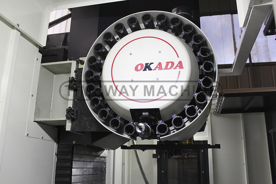 수직 CNC 프레이싱 머신 VMC1160G 고 정밀 ±0.003mm 위치 정밀도