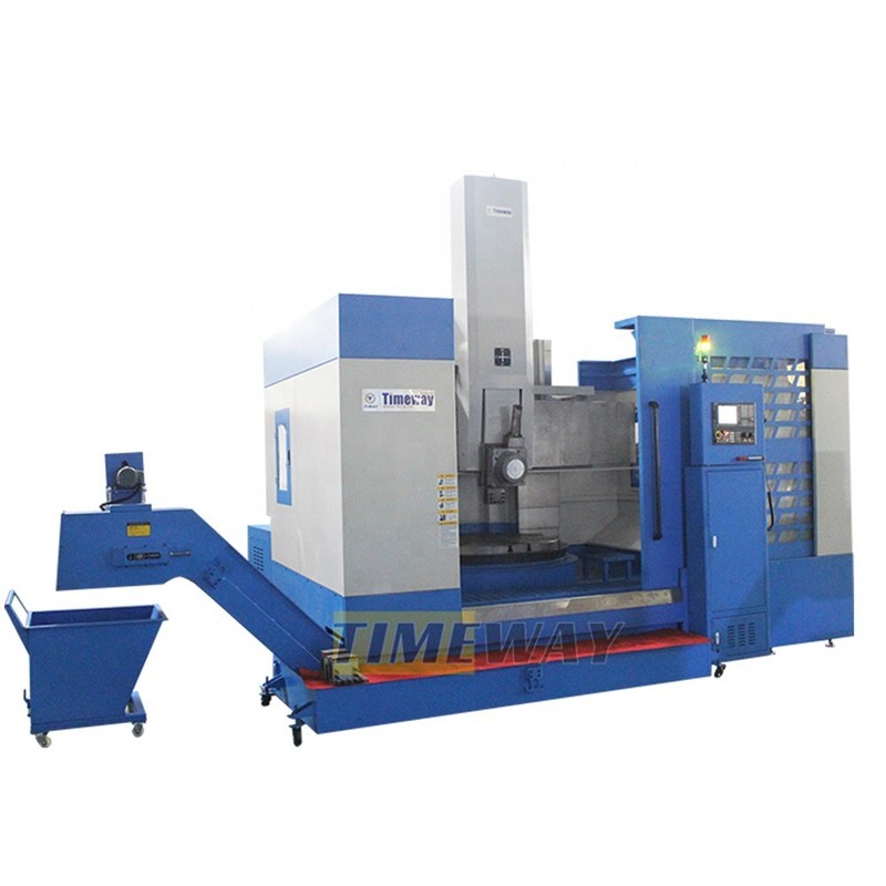 강력한 CNC 수직 톱니 기계 60kw 전력 용량과 800mm Z 축 이동