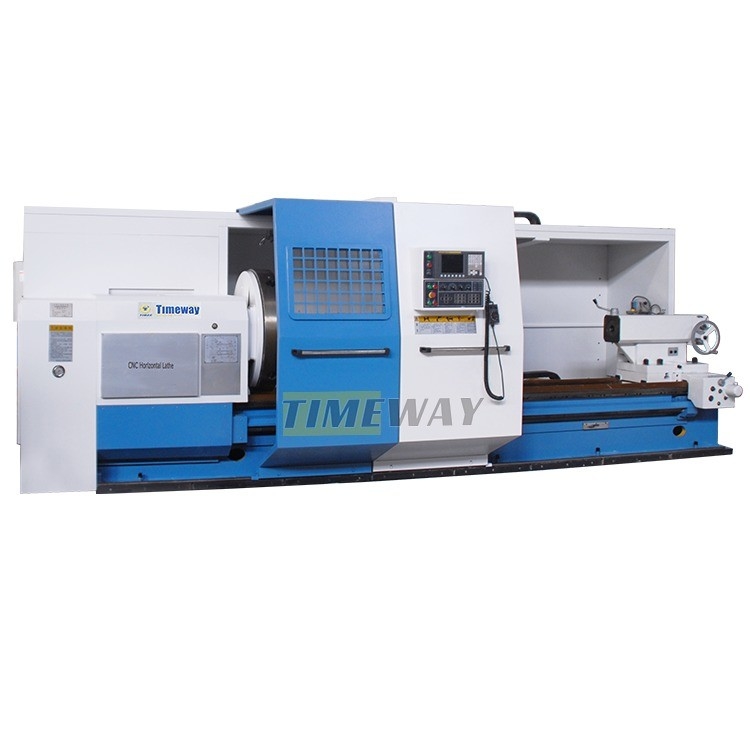 1640mm Swing Flat Bed CNC Lathe Machine 9800KG 무게와 고객의 요구 사항