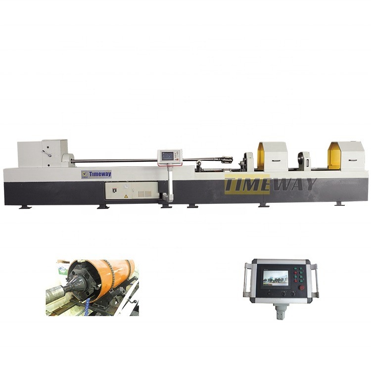 350mm 스핀드 센터 높이 고 정밀 CNC 수평 깊은 구멍 튜브 톱닝 머신